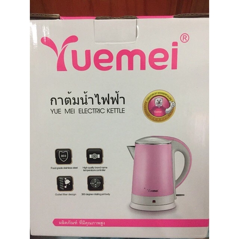 Ấm Đun Siêu Tốc Thái Lan Yuemei 1,8l