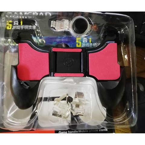 Bộ Tay Cầm Chơi Game Kèm Nút Joystick Và Bộ Nút Pubg Chơi Liên Quân - Pubg 5 In 1