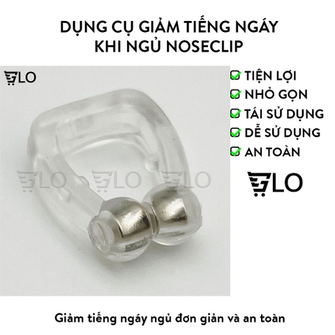 Dụng Cụ Giảm Tiếng Ngáy Khi Ngủ Noseclip