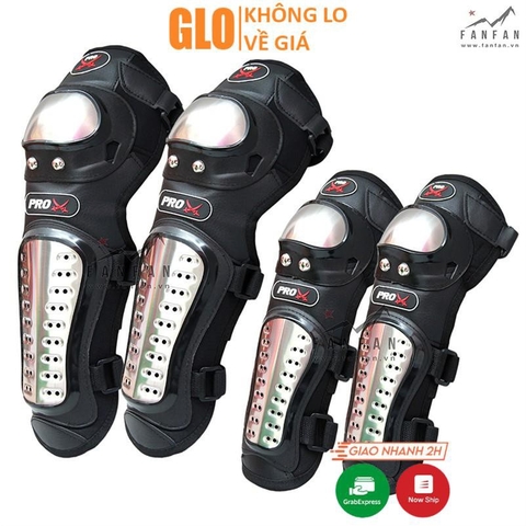 Bộ Giáp Phượt Inox 4 Món 2 Tay 2 Chân Chính Hãng Prox Cao Cấp Cho Bạn An Tâm Trên Mọi Chặng Đường
