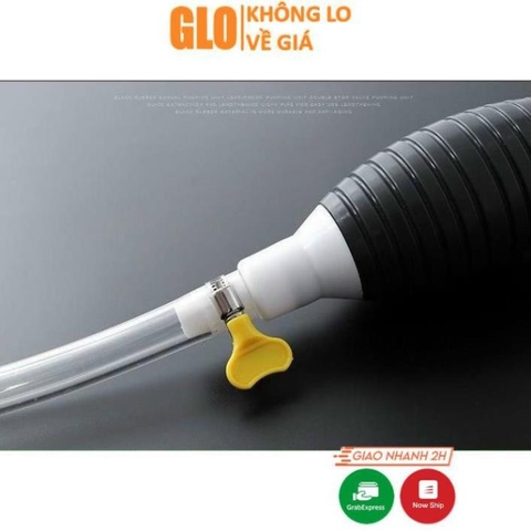 Dụng Cụ Ống Bơm Hút Xăng Dầu Chất Lỏng Bóp Tay 1M Màu Đen