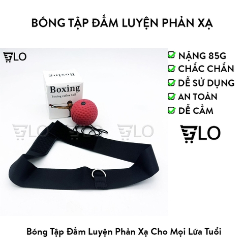 Bóng Tập Đấm Luyện Phản Xạ Cho Mọi Lứa Tuổi Giúp Rèn Luyện Thể Thao Nâng Cao Sức Khoẻ 85g