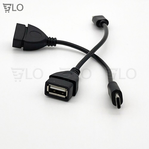 Cáp Chuyển OTG Cổng Type-C Sang USB 10cm