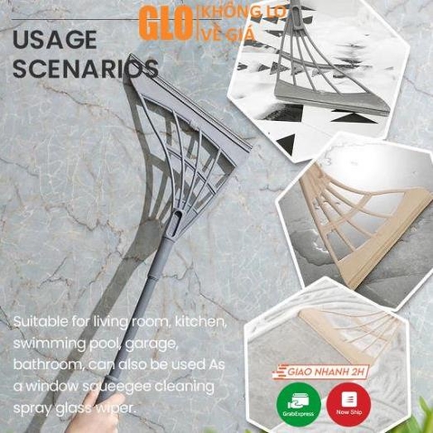 Chổi Quét Sàn Kèm Gạt Nước Thông Minh Silicon