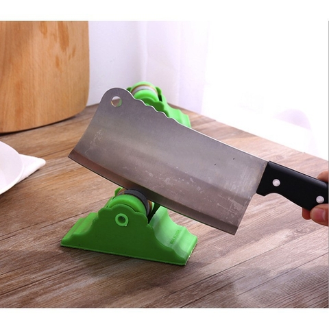 Đá Mài Dao Kéo Có Đế Cực Sắc Cực Nhanh Màu Xanh Lá Siêu Rẻ