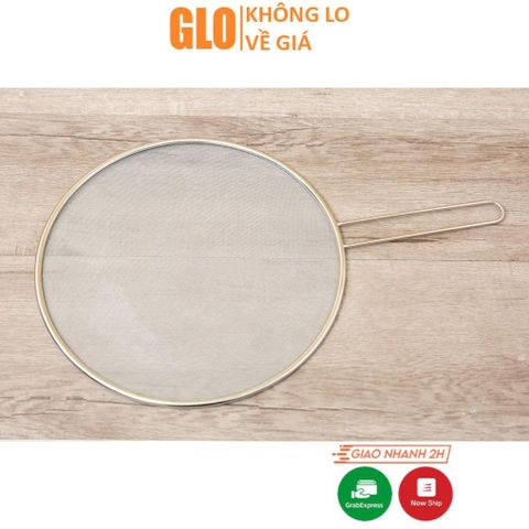 Nắp Vung Lưới Inox 25cm Chống Văng Dầu Mỡ Côn Trùng