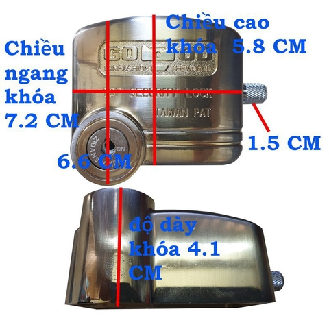 Ổ Khóa Cửa Chụp Chống Cắt Toàn Diện DS-70 PADLOCK GOOD Chính Hãng