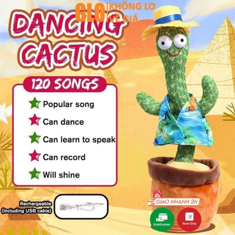 Cây Xương Rồng Nhảy Múa Nhại Tiếng Nói Phát 120 Bài Hát Hot Tiktok Vui Nhộn Cho Bé