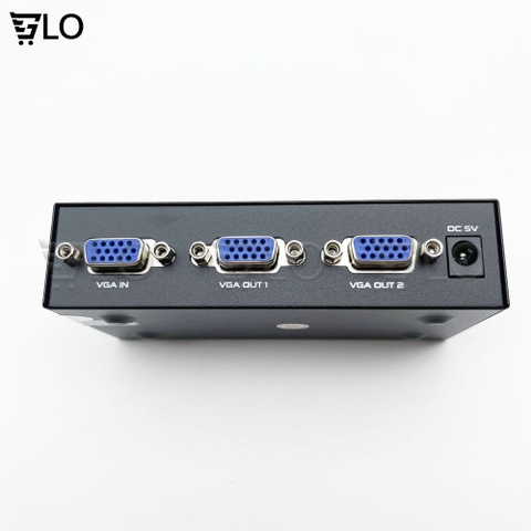 Bộ Hub Chia VGA 1 Ra 2 Hoặc 4(Chia 2 Hoặc 4 Màn Hình), 2/4 Port 200mhz VGA Splitter VGA-2002/VGA-2004