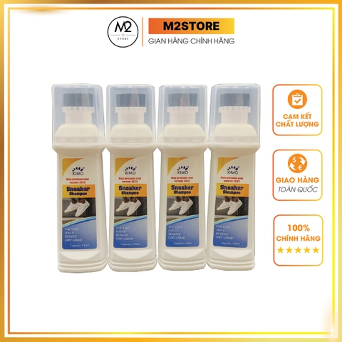 Chai Tẩy Trắng Giày Sneaker Shampoo Ximo, Giúp Vệ Sinh Vết Bẩn Nhanh Chóng Bản Premium