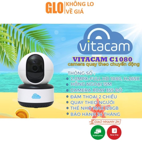 Camera Vitacam C1080 - 2.0Mpx Full HD 1080 chuẩn H265X