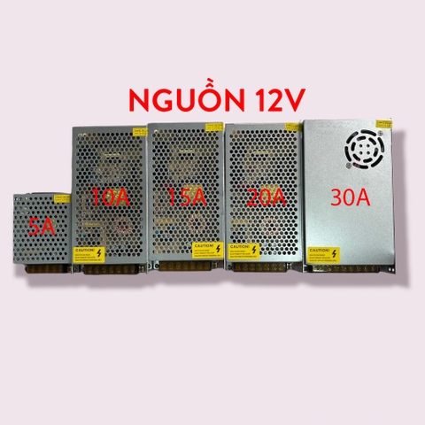 Nguồn Tổng Tổ Ong 12V/24V 10A-15A-20A-30A Chuyên Dùng Cho Đèn Led, Camera Giám Sát
