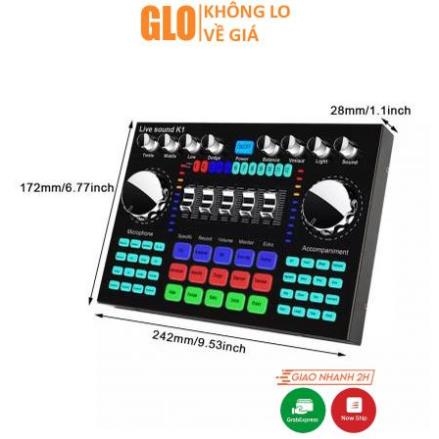Bộ Sound Card K1 Livestream Loại Tốt
