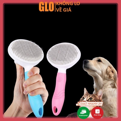 Bàn Chải Lông Chó Mèo, Giúp Loại Bỏ Tối Đa Lông Rụng Trên Người Thú Cưng