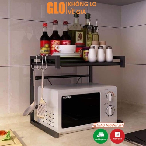 Kệ Để Lò Vi Sóng, Nồi Cơm Điện Đa Năng Khung Thép Ống Cao Cấp Chịu Lực 50kg