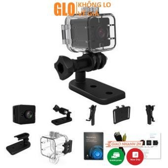 Camera SQ12 Ghi Hình Góc Rộng Ống Kính HD 1080P Chống Nước