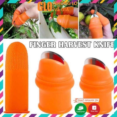 Ngón Tay Cái Hái Trái Cây Và Rau Củ Kèm Thêm 6 Bao Tay Ngón Trỏ