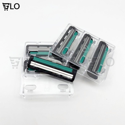 Dao Cạo Râu 2 Lưỡi Thế Hệ Mới Kèm 30 Đầu Thay Tiện Lợi(Tặng Kèm Tuýp Kem Cạo Râu)