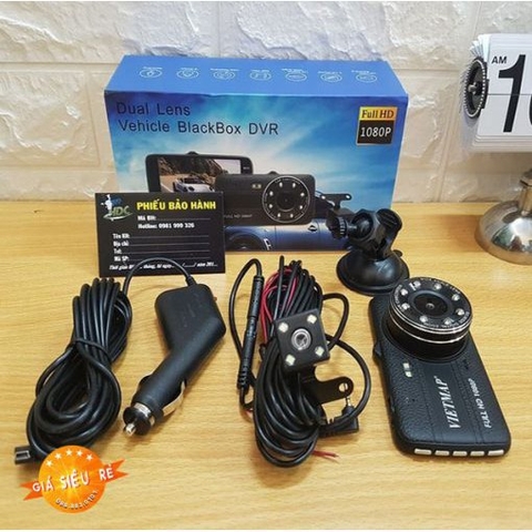 Camera Hành Trình X002 Trước Và Sau Cho Xe Hơi, Xe Tải
