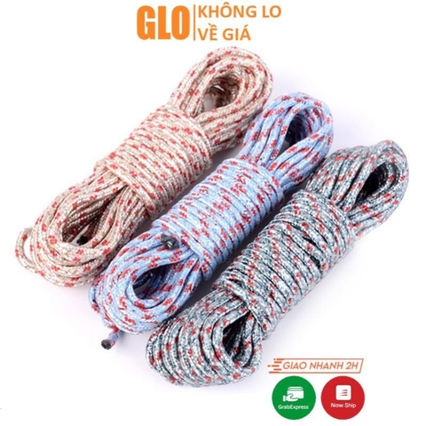 Cuộn Dây Dù Tròn Nhiều Màu Dài 10 Mét Siêu Chắc