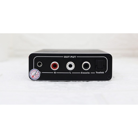 Bộ Chuyển Quang Optical Sang Audio(Digital Sang Analog) Vinagear Xl6 Pro Chính Hãng Cao Cấp, Có Nút Điều Chỉnh Âm Lượng