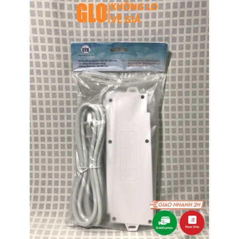 Ổ Cắm Điện CYX 218 Dân Dụng Có 4 Cổng Usb Tích Hợp Sạc Đa Năng, 3 Ổ Cắm 3 Chấu,3 Ổ Cắm 2 Chấu Dây Dài 3M Công Suất 2500W