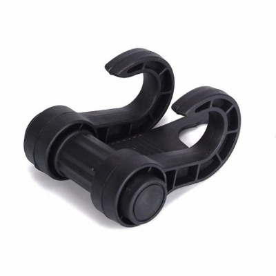 Móc Đôi Có 2 Chỗ Treo Đồ Sau Ghế Ô Tô Xe Hơi Tiện Dụng, Xoay 180 Độ, Chịu Tải Trọng Lớn