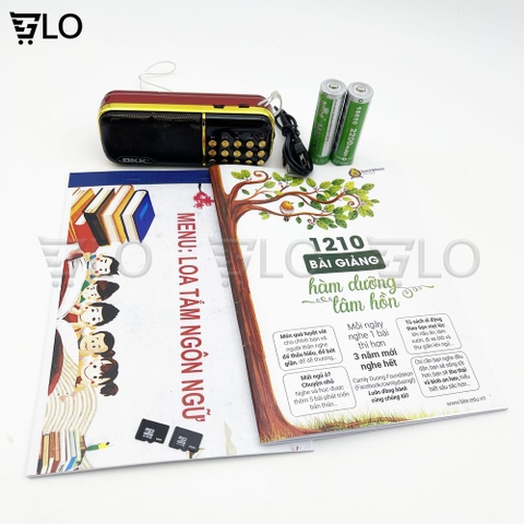 Loa BKK K51 + Thẻ 16gb Trắng