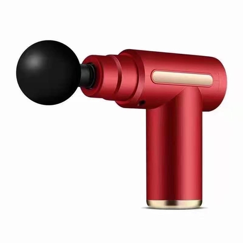 Súng Massage Fascial Gun Đấm Lưng Cầm Tay Đa Năng, Giãn Cơ Booster, Mát Xa Cổ Vai Gáy Với 4 Đầu Và 6 Chế Độ