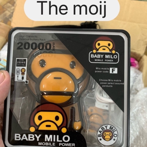 Sạc dự phòng Baby Milo Làm Quà Tặng Cực Kute
