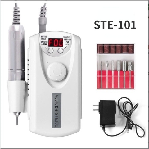 Máy Làm Móng Cao Cấp STE101, UV201 Máy Mài Móng Chuyên Dụng Trong Ngành, Tốc Độ 35.000RPM, Công Suất 36w