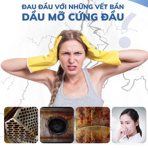 Bình Xịt Tẩy Dầu Mỡ Nhà Bếp CleanZ 450ml Đánh Bay Vết Bẩn Cứng Đầu Trên Xoong Nồi, Tường Gạch, Lưới Máy Hút Mùi