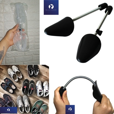 Bộ 2 Cây Giữ Form Giày Lò Xo Shoe Tree Nhựa Tùy Chỉnh Size