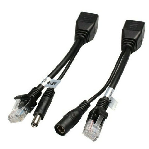 Tách Jack POE Splitter 48v ra 12v Cho Camera IP Cổng DC, Micro USB, Type C, Cặp Chuyển Nguồn POE Cho Camera IP