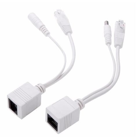 Tách Jack POE Splitter 48v ra 12v Cho Camera IP Cổng DC, Micro USB, Type C, Cặp Chuyển Nguồn POE Cho Camera IP