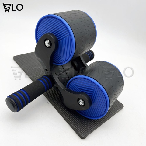 Con Lăn Tập Cơ Bụng Sử Dụng Công Nghệ Mới Có Phanh Lò Xo Trợ Lực Kèm Thảm Lót Gối
