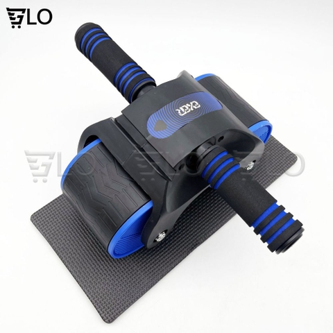 Con Lăn Tập Cơ Bụng Sử Dụng Công Nghệ Mới Có Phanh Lò Xo Trợ Lực Kèm Thảm Lót Gối