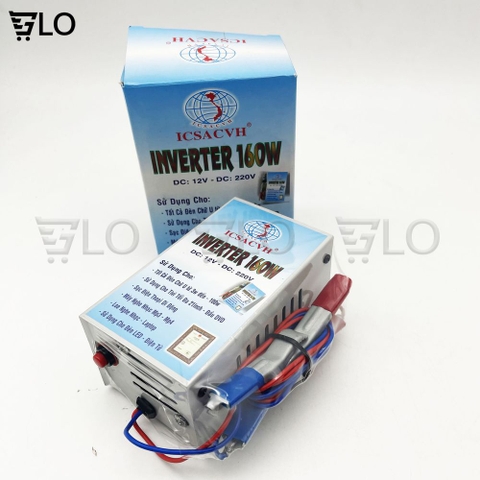 Bộ Đảo Điện 12v Ra 220v Công Suất Từ 40w Tới 160w