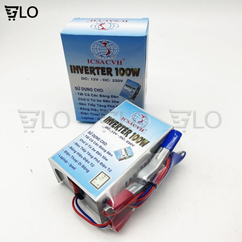 Bộ Đảo Điện 12v Ra 220v Công Suất Từ 40w Tới 160w