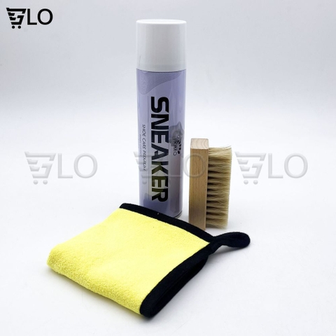 Chai Xịt Bọt Vệ Sinh Sạch Giày Sneaker Ximo Không Cần Giặt, Kèm Bàn Chải Và Khăn Lau
