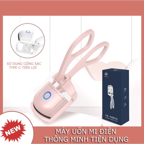 Dụng Cụ Uốn Lông Mi Bằng Nhiệt Sạc USB Với 2 Mức Nhiệt