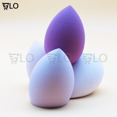 Mút Trang Điểm Hình Giọt Nước Không Thấm Nước Hộp 4 Miếng, Mút Tán Kem Nền Dành Cho Mọi Loại Da