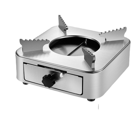 Bếp Cồn Chịu Nhiệt Inox 304, Bếp Mini Du Lịch, Thiết Kế Sang Trọng, Dễ Vệ Sinh, An Toàn Tuyệt Đối Cho Bàn Ăn