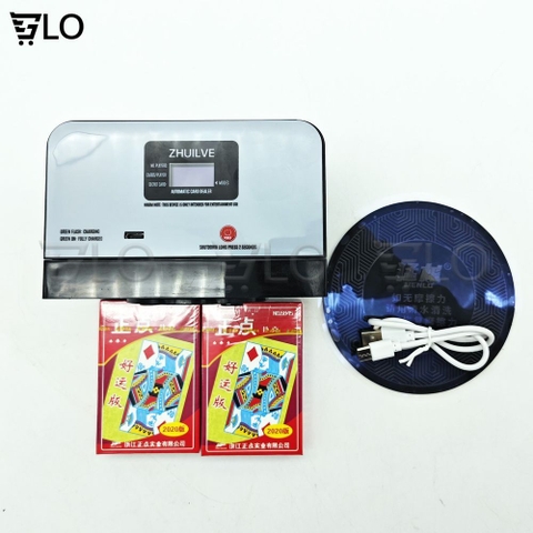 Máy Chia Bài Tự Động Không Dây ZHULVE Bản Tiếng Anh, Lập Trình Phát Bài Từ 2-8 Người Chơi Phù Hợp Nhiều Thể Loại
