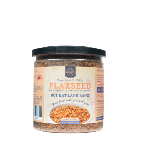 Hạt lanh Tươi và Bột Hạt Lanh Rang - FLAXSEEDS The Nuts Valley
