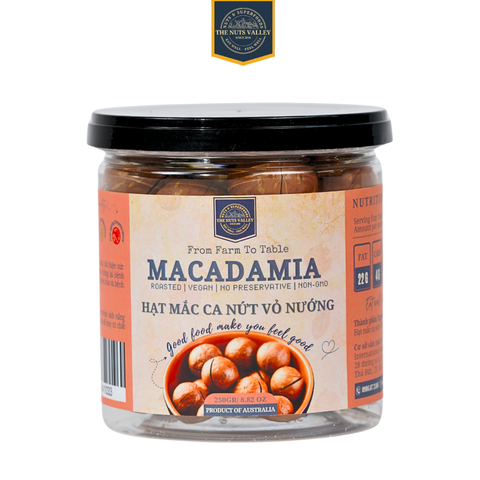 Hạt Macca Úc Nứt Vỏ - MACADAMIA The Nuts Valley
