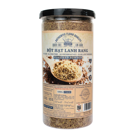 Hạt lanh Tươi và Bột Hạt Lanh Rang - FLAXSEEDS The Nuts Valley