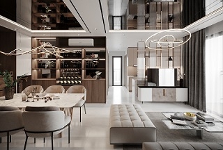 Thiết kế Chung cư phong cách hiện đại ở Vinhomes Ocean Park