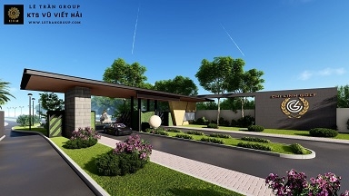 Thiết kế Cổng chào sân golf Chí Linh - Hải Dương