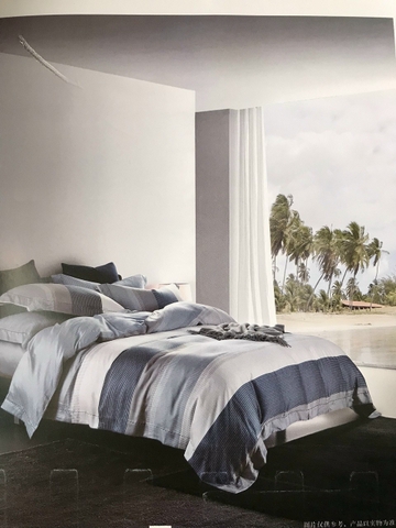 Bộ chăn ga gối đệm Hàn Quốc Tencel loại 2